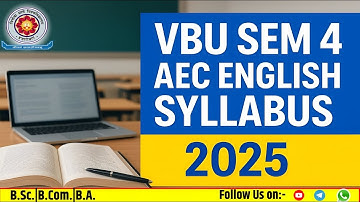 AEC ENGLISH SEM-4 VBU SYLLABUS DOWNLOAD||COMPLETE DETAILS & HOW TO PREPARE ||