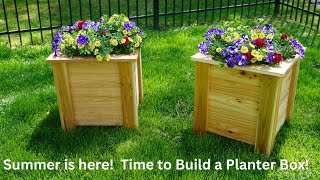 DIY Easy to build Planter Boxes