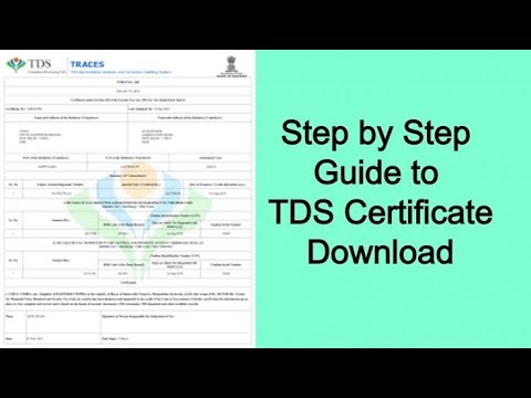 How to download TDS Certificate ||