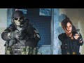 Resident Evil 2 Remake - Ghost (Call of Duty) & Claire Military Mod
