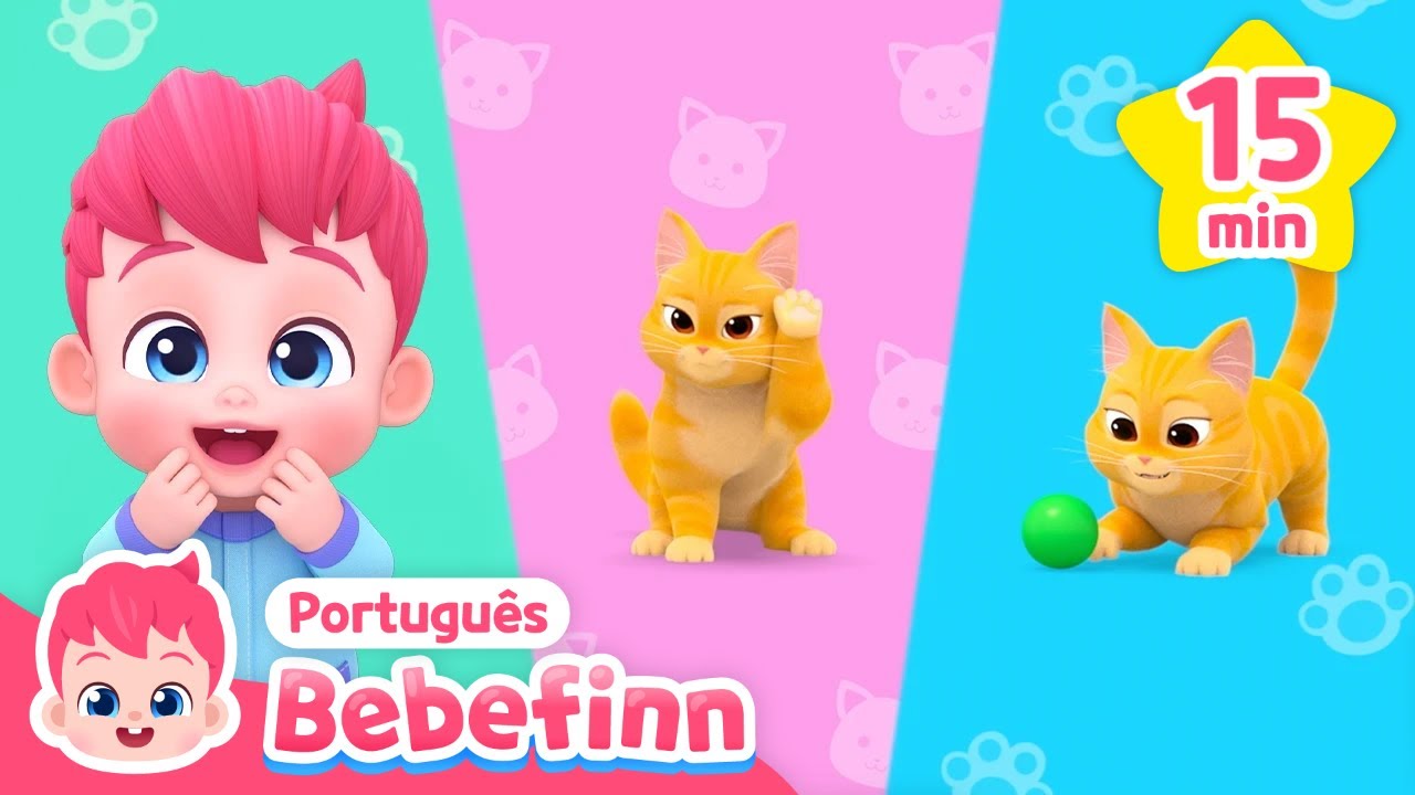Bebefinn 💛 Gatinho Boo | + Completo | Bebefinn em Português - Canções Infantis