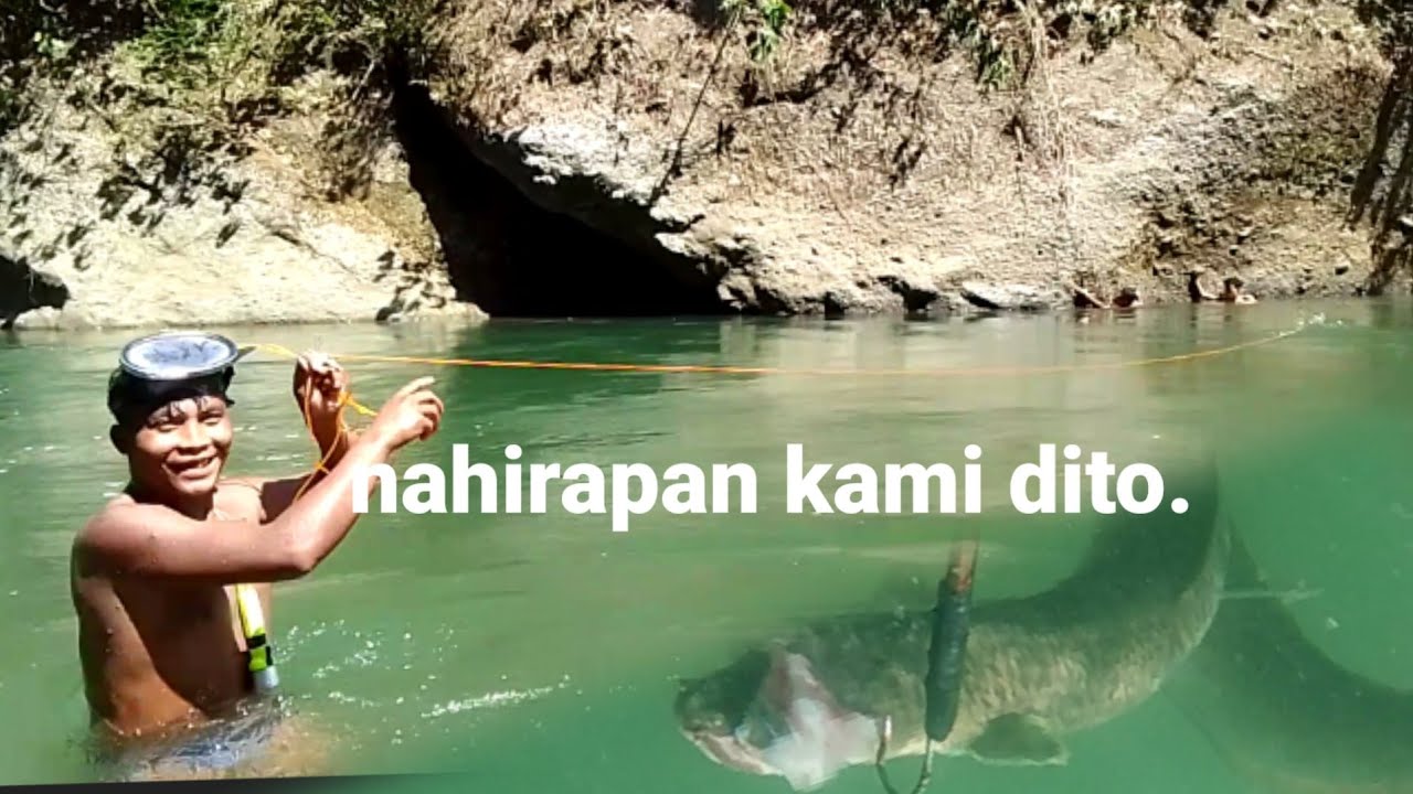 Nahirapan Kami sa mga Bahay Ng igat o kasili Ang sikip (eel spearfishing