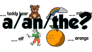A, An, The - Understanding Articles