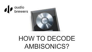 How to decode Ambisonics audio files in Apple Logic Pro X?