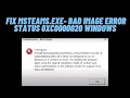 How to Fix msteams.exe- Bad Image Error Status 0xc0000020 Windows