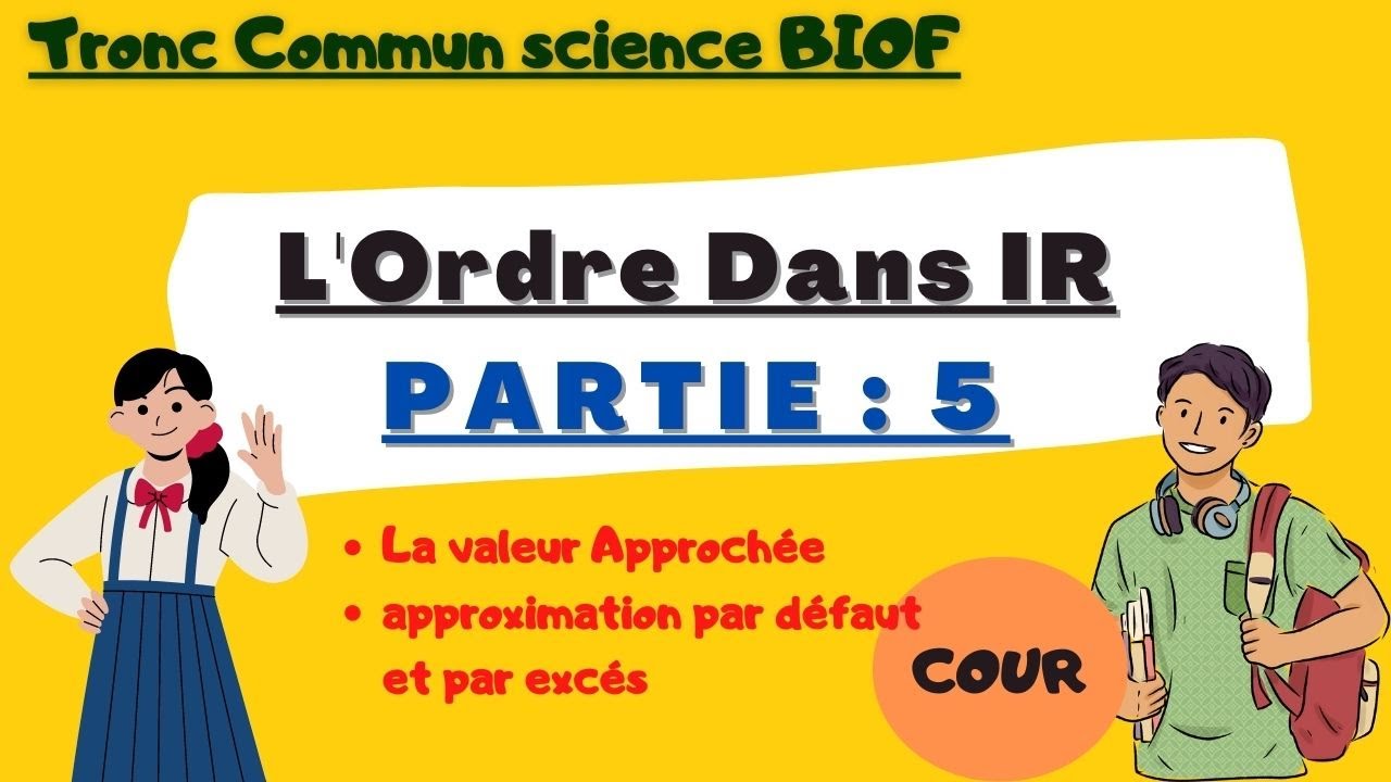 ordre dans r tronc commun BIOF- Partie:5