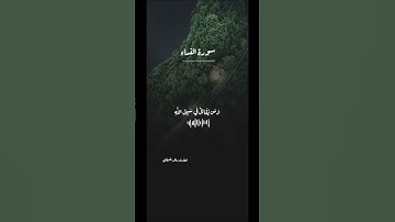 سورة النساء {يَا لَيْتَنِي كُنتُ مَعَهُمْ فَأَفُوزَ فَوْزًا عَظِيمًا}القارئ:ماهر المعيقلي📿