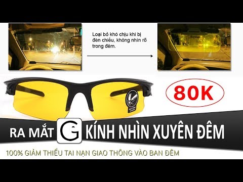 Video Kính nhìn xuyên đêm 100% giảm thiểu tai nạn giao thông... - youtube