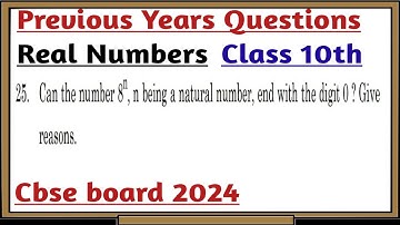 25. Can the number 8, n being a natural number, end with the digit 0? Give reasons.