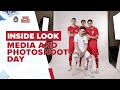 Behind the scenes media day timnas indonesia