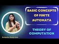 Basic concepts of finite automata and its types in hindi || finite automata || TOC