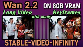 Long Video with many Keyframes - Wan 2.2 Stable Video Infinity
