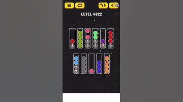 Ball sort puzzle. Level 4022                 #puzzles #gaming #games