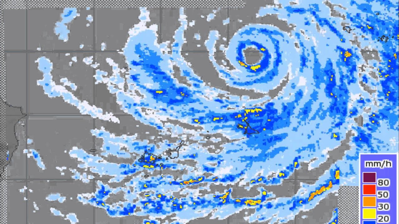 Radar imagery of Typhoon Chan-Hom near Japan - July 10, 2015