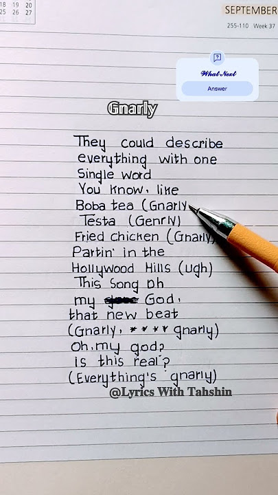 KATSEYE - GNARLY (Lyrics)