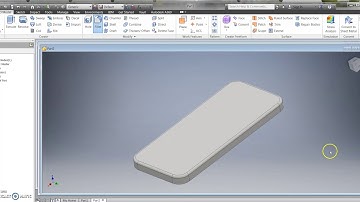 Creating a Cell Phone Case in Autodesk Inventor