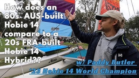 Rigging & Sailing a 1980s Hobie Cat 14 for the First Time