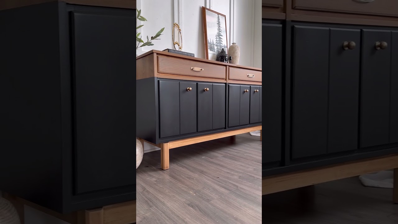 ONE INTO TWO! China cabinet makeover! 