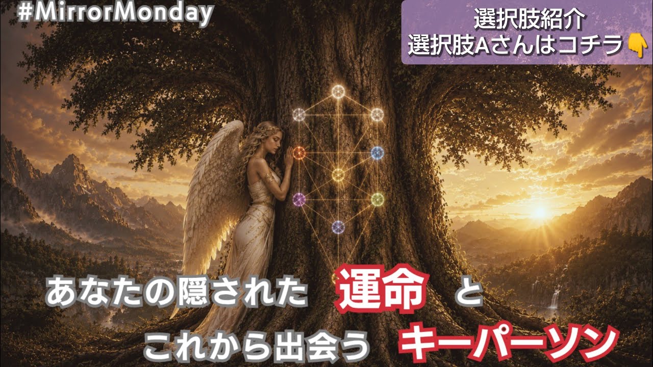 𓃰自分軸𓃰#MirrorMonday 生命の樹🌳スプレッド 【あなたの隠された運命と、これから出会うキーパーソン】こちら選択肢紹介とAさん ⚠️むだばなし多め ⚠️お耳👂が痛い話あり