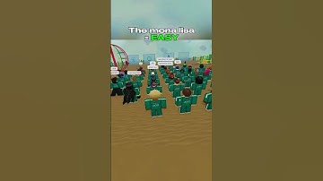 Mona Lisa cookie in ink game #roblox #newrobloxanimegame #edit #squidgame #inkgames