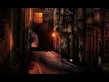 🎧 Rain on Alley at Night With Restaurant Sound 10 Hours Relaxation and Sleep | Rain Ambience