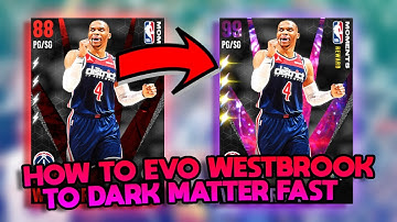 HOW TO GET TRIPLE DOUBLES WITH EVO DARK MATTER WESTBROOK *FAST* | NBA 2K21 MyTEAM #49