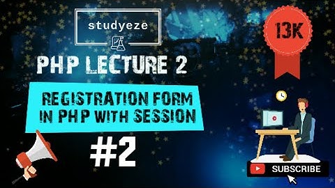 Registration form HTML PHP | MySQL | with SESSION | Lecture #2