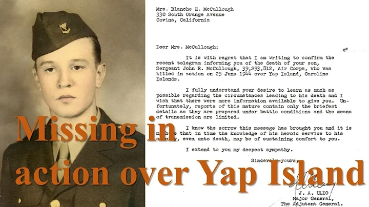 Missing in Action over Yap Island