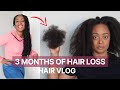 VLOG | 3 MONTHS OF HAIR SHED + Taking Faux Locs Out