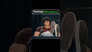 Don't test baki's patience ☠️||. #baki #saitama #bakivsaitama #anime#amv #animeedit #shorts #hanm