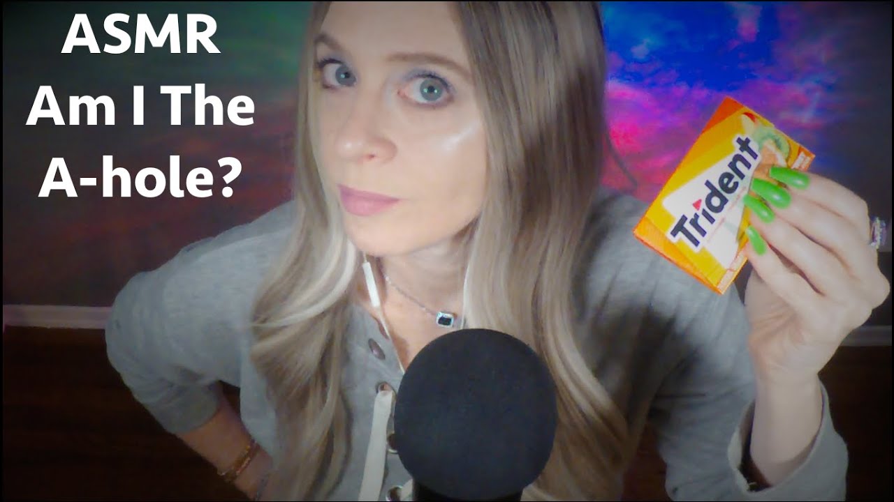 ASMR Gum Chewing AITA (Am I The A-hole) Reactions | Whispered