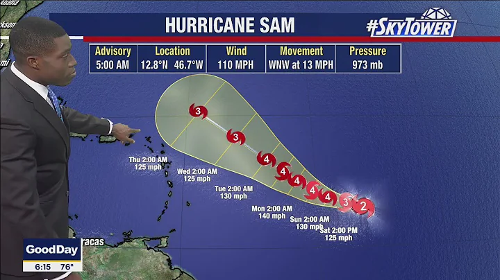 Hurricane Sam and Subtropical Storm Teresa update;...