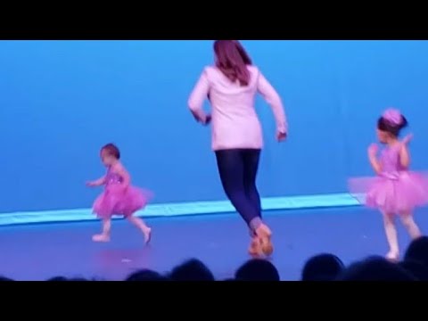 2-Year-Old Puts On A Show At Dance Recital!