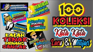 Free download - Koleksi Sticker Kata Kata Motifasi & lucu