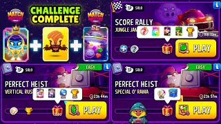 x3 Solo Challenge/ Vertical Rush Perfect Heist/ Jungle Jam Score Rally/ Special O’Rama Perfect Heist