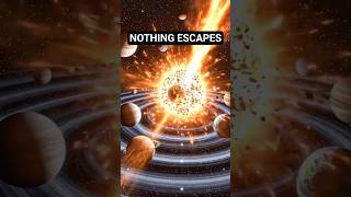 What If a Black Hole Entered Our Solar System? 🌑 | Astronomy #Shorts
