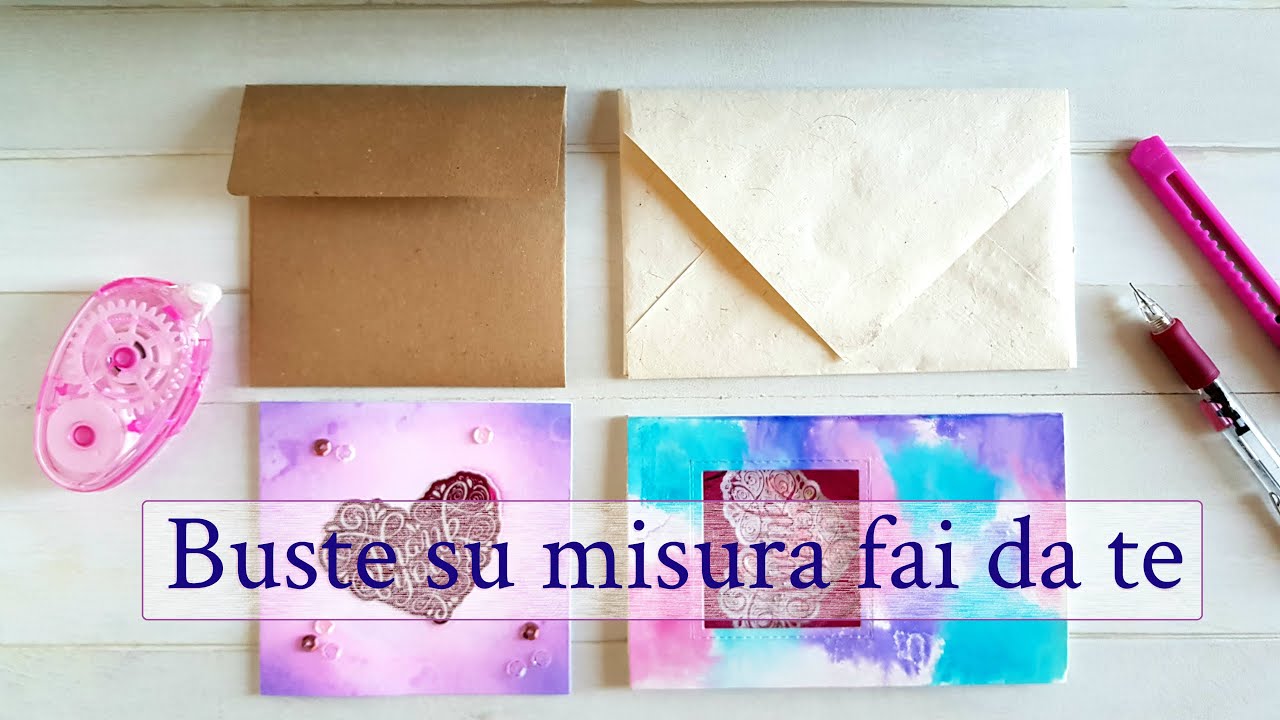 Buste da lettera fai da te, Creare con la carta ♥