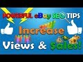 POWERFUL eBay SEO Tips For Finding Better eBay Keywords / eBay Tags