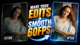 How to Convert our Edits in Smooth 60fps? Easiest Tutorial After Effects! ⚡️