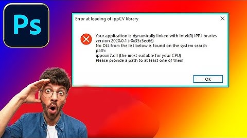 The final resolve to ippCV Library Error! No more DLL files downloading