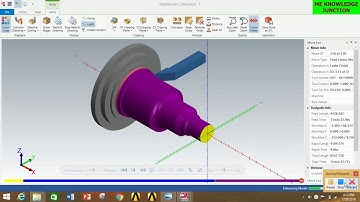 Lathe operations by using mastercam 2020.|| LATHE OPERATIONS IN MASTERCAM 2019.