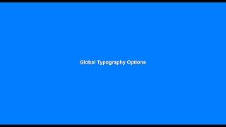 Global typography options for GraceMag WordPress Theme