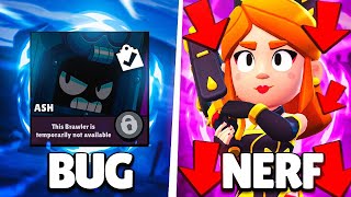 ASH BROKE BRAWL STARS + SECRET BALANCES  Piper Nerf!