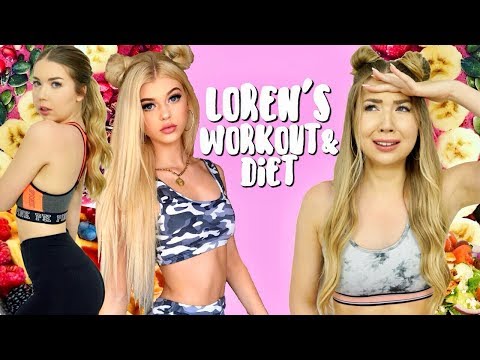 Trying Loren Gray's Workout & Diet For A Week!