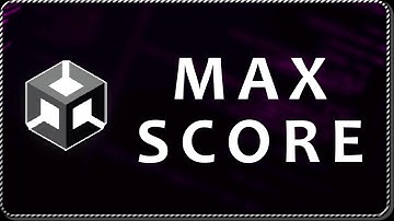 How to SAVE MAX SCORE in Unity with PlayerPrefs, example score system