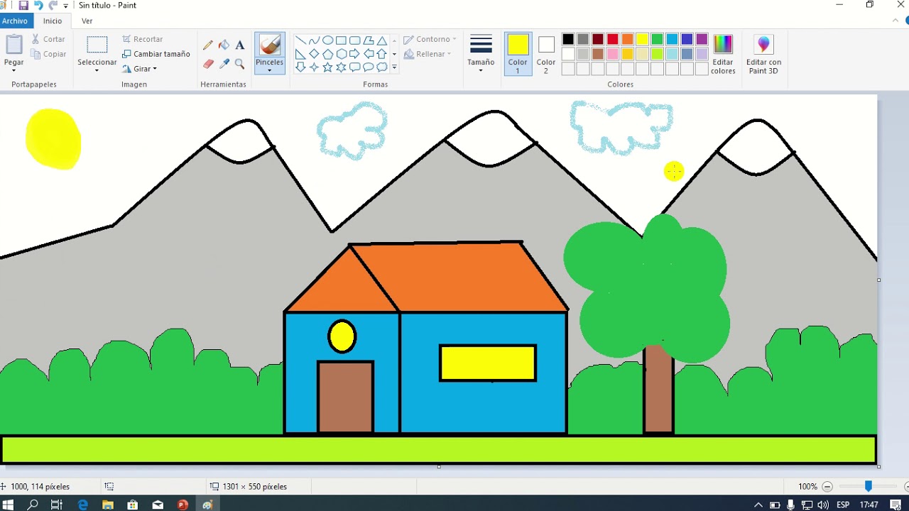 Guardar y abrir Paint - YouTube