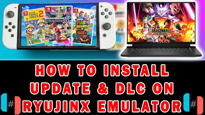 How to install updates and DLC for Switch ROMS in YUZU 2023 