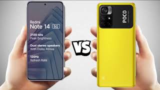 Redmi note 14 5g vs poco m4 pro full comparison.