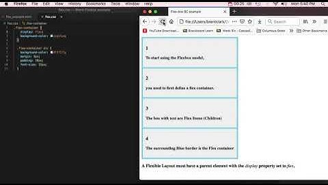 02 Setting up flexbox