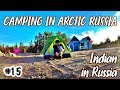 ONE INDIAN CAMPING IN ARCTIC CIRCLE, RUSSIA